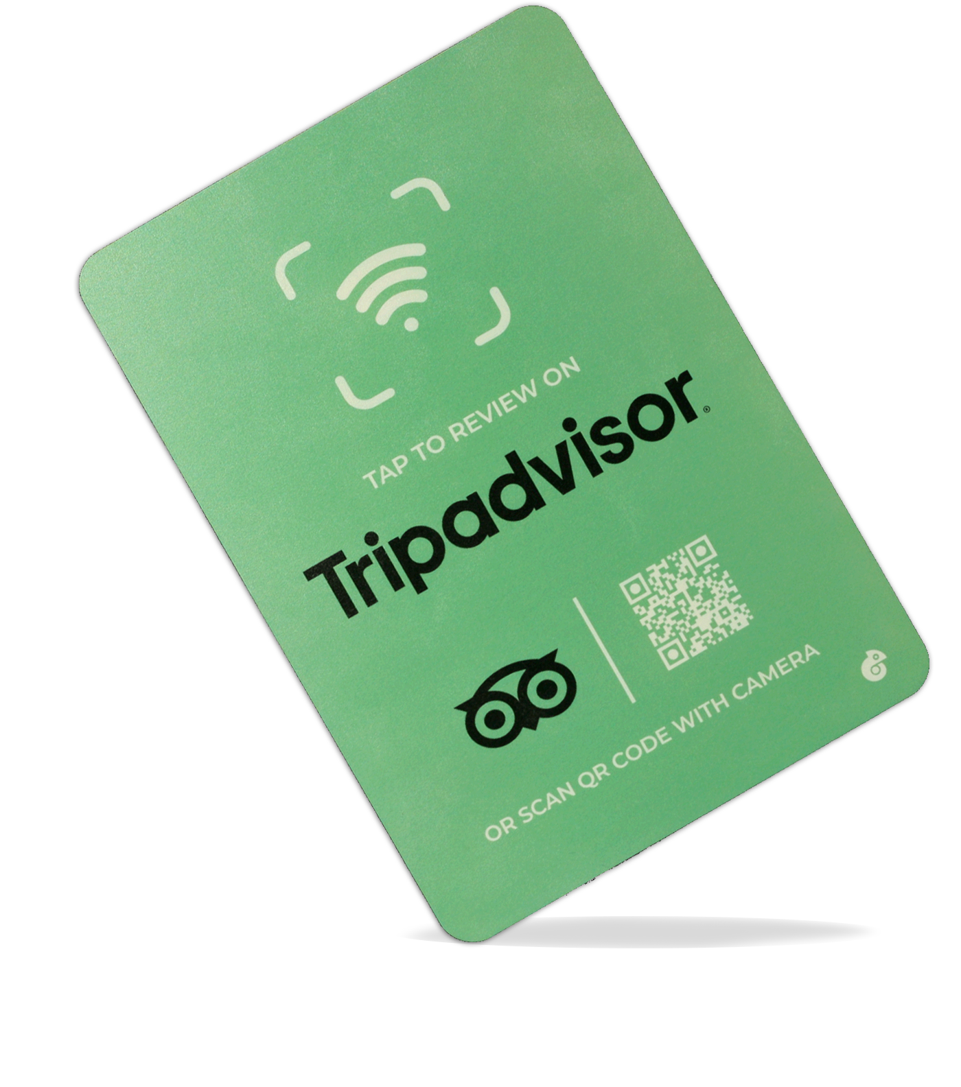 Contactless Tripadvisor Review A5 Tap Sign