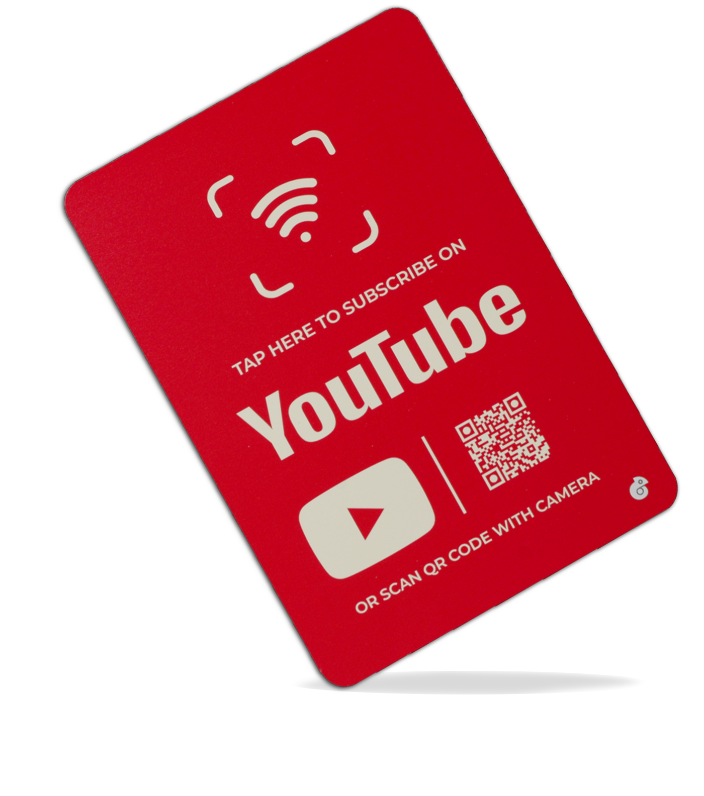 Contactless Youtube NFC A5 Foam Board Sign