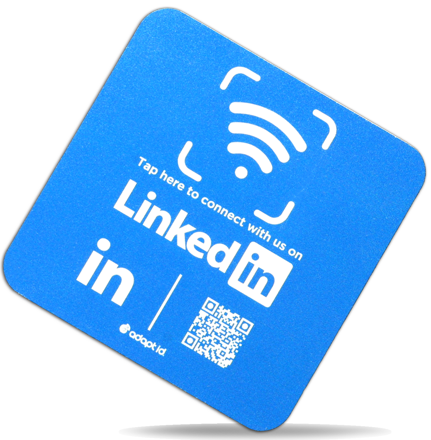 Contactless Linkedin 100mm Square Foam Board